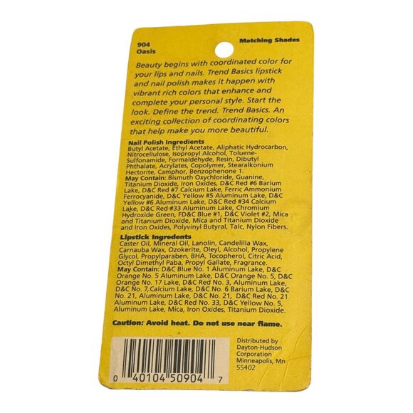 Trend Basics Matching Red Lip 14oz & Nail 0.5fl oz Colors 904-Oasis - Picture 2 of 2